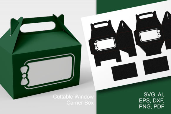 A Decorative Gift Box Template for Modern Packaging