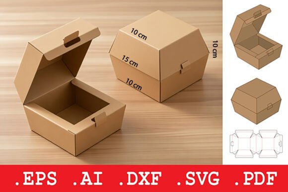 A Guide to the Hexagonal Clamshell Burger Box Template