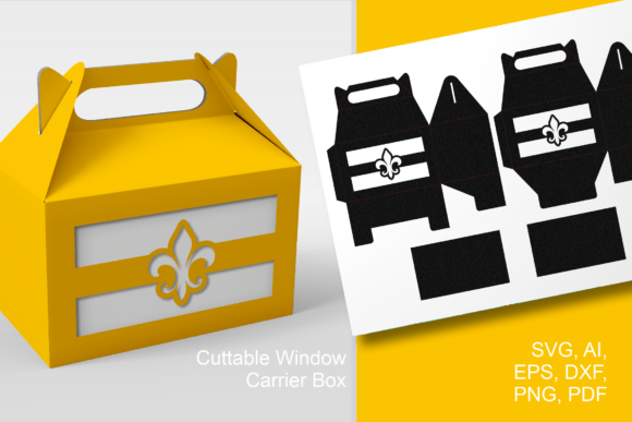 Craft Elegant Gable Boxes with a Fleur De Lis Window