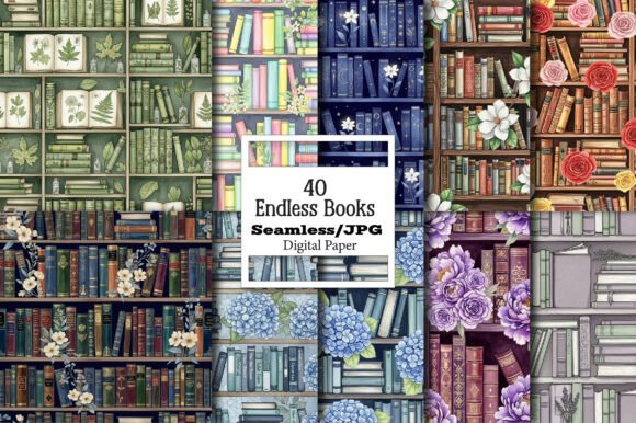 Endless Books Seamless Pattern Art: The Foundation for Your Creative Process