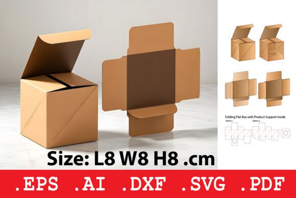 Folding Flat Box with Product Support: A Functional Packaging Solution