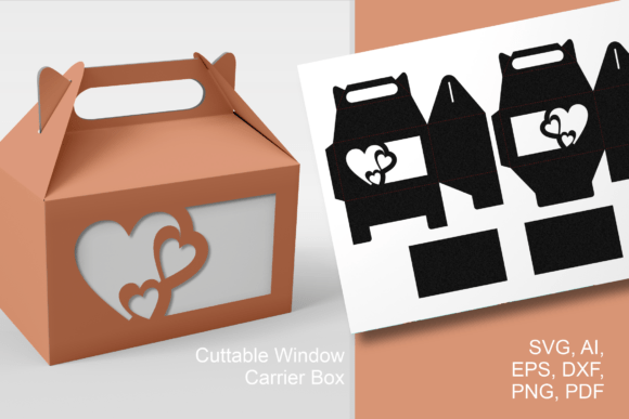 Heart N Hearts 1 Gable Box Template: A Modern Twist on Personalized Packaging