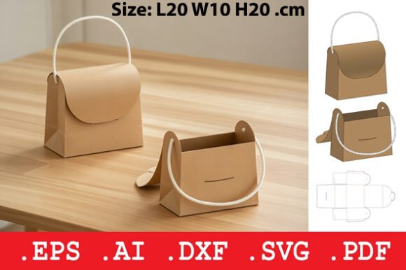 The Art of Curved Elegance: A Tapered Gift Bag Design