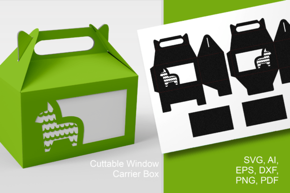 The Art of Presentation: Elevating Party Favors with the Donkey Pinata Wide Window Gable Box