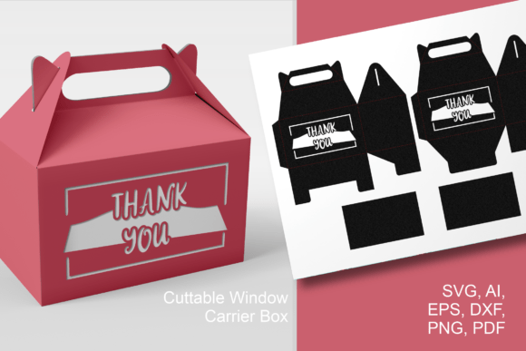 The Curly Thank You 1 Gable Favor Box: Elevating Personal Celebration Packaging