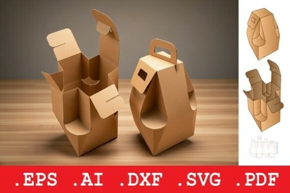 The Faceted Geometric Carrier with Handle: A Modern Packaging Solution