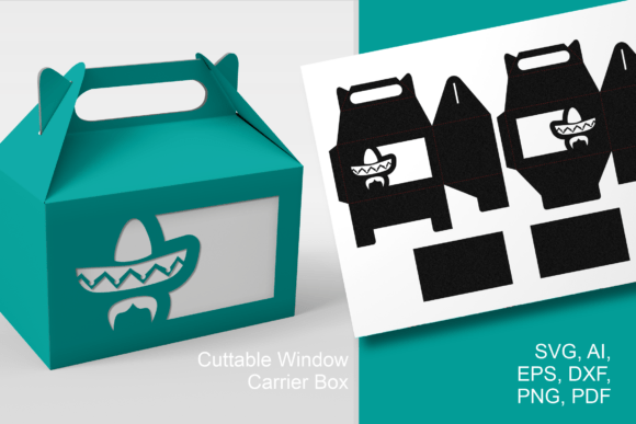 The Sombrero Cutout Gable Favor Box: A Festive Papercraft Guide