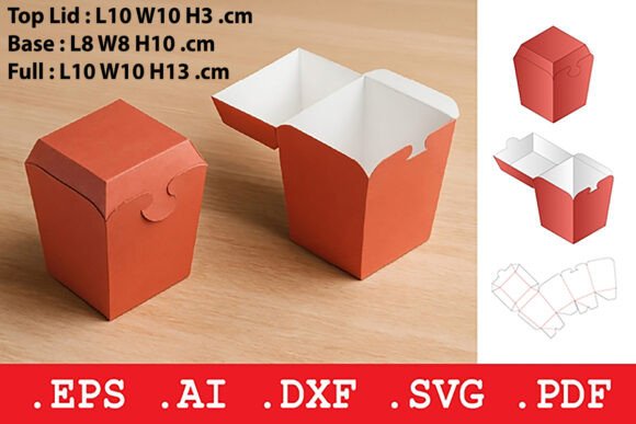 The Square Food Box with Interlocking Lid: A Modern Packaging Revolution