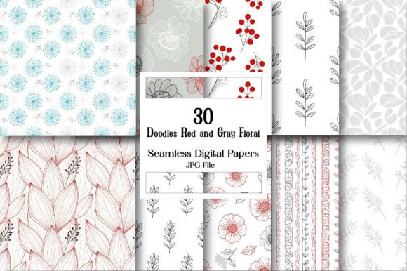 The Versatile Workflow Engine: Integrating Doodles Red and Gray Floral Paper
