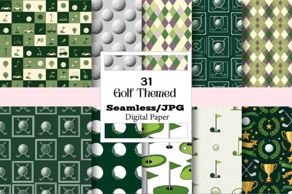 Unlock Creativity: Your Ultimate Guide to Golf Themed Digital Paper Bundles
