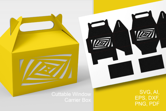 Unveiling Elegance: The Op-Art Motif Gable Favor Box as a Modern Craft