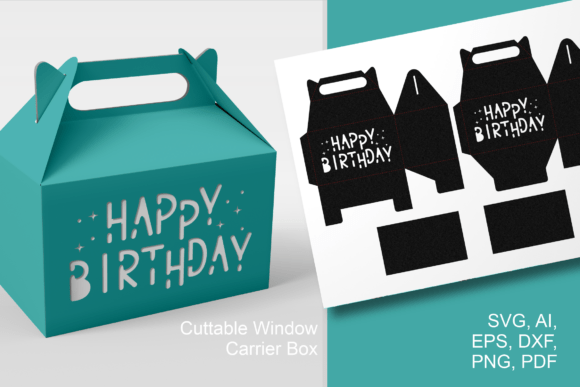 What Exactly Is the Happy Birthday Text Cutout Gable Box?
